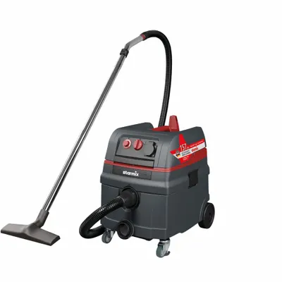 STARMIX Dust Extractor: HEPA, Dry/Wet, 13 1/5 gal Tank, 157 cfm Air Flow - Corded Dust Extractors with HEPA Filtration