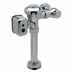 This ZURN automatic flush valve is designed for urinal applications in commercial restrooms. It features a top spud location and operates within a 25-80 psi pressure range. The 1-inch valve provides hands-free flushing to improve hygiene and reduce water consumption in high-traffic facilities.