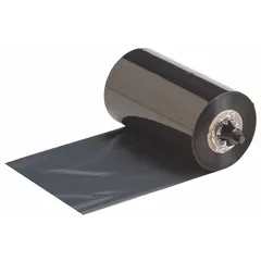 Black resin ribbon for Brady IP Series printers (i5100, 149456). Scratch-resistant and RoHS compliant. Used for printing durable labels in industrial identification and facility management applications.
