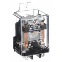 OMRON Flange Mount Relay: Surface (Side Flange) Mounted, 10 A Current Rating, 12V DC, DPDT (MPN MJN2CF-DC12)