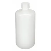 APPROVED VENDOR Reagent Bottle: HDPE, 16.9 fl oz, 500 mL, Colorless, 28-415 mm Screw Closure Size