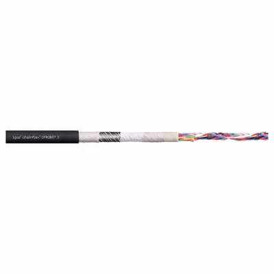 CHAINFLEX Data Cable: 24 AWG Conductor Size, 4 Conductors, Twisted Pr, PUR Jacket - Data Cables