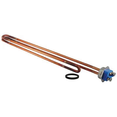 RHEEM Resistored Element: MWD, 6,000 W, 240V AC, Threaded Pipe - High-Efficiency Heating Elements