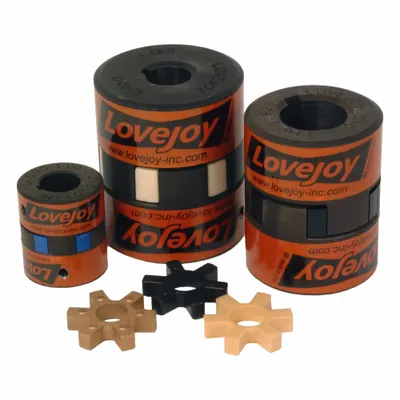 LOVEJOY Jaw Coupling Hub: AL100 Coupling Size, 2 17/32 in Outside Dia - General Purpose Straight Jaw Coupling Hubs