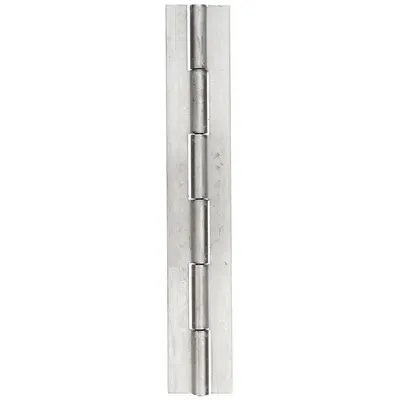 OEM Full Surface-Mount Piano Hinge, Stainless Steel, 96 in Leaf Ht, 3/4 in Leaf Wd - Full Surface-Mount Piano Hinges