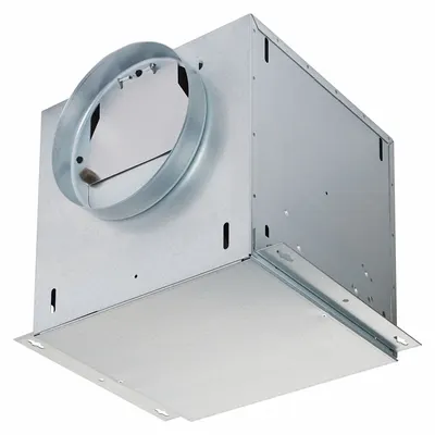BROAN Commercial Fan: 127 cfm @ 0.100 in SP, Round Duct, 8 in Duct Dia, 26 W - Round Duct Inline Cabinet Fans