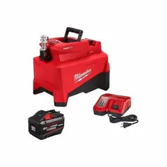 MILWAUKEE Hydraulic Pump Kit: 10,000 psi Max. Op Pressure, 25.6 cu in/min Displacement @ 10,000 psi (MPN 2774-21HD). Key specifications — attr941810: 2774-21HD; attr941817: 3-Way.