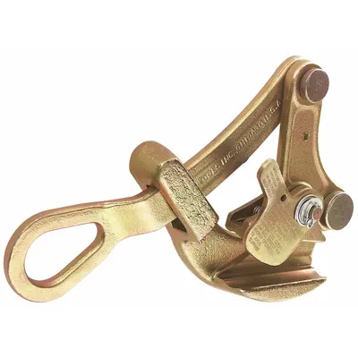 KLEIN TOOLS Cable Pulling Jaw Grip: Parallel, For EHS/Guy Strand/Messenger, 0.157 in Min Dia - Cable Pulling Jaw Grips