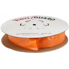 VINYLGUARD Heat Shrink Tubing: 2 in I.D. Before Shrinking, 1 in I.D. After Shrinking, 100 ft Lg, 2:1 (MPN 30-VG-2000O-G3). Key specifications — Color: Orange; Brand: VINYLGUARD.