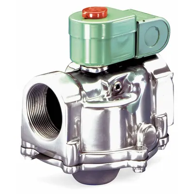 REDHAT Solenoid Valve: 2-Way, Normally Open, 1 1/2 in Pipe Size, 110V AC/120V AC - 2-Way/2-Position, Normally Open Solenoid Valves
