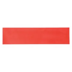 Ungraded polyester shim stock sheet, 5 inches wide by 20 inches long, 0.002 inches thick, red color. Width and length tolerance ±0.063 inches; thickness tolerance ±5%. Suitable for precision alignment, gap filling, and leveling in industrial machinery and equipment where non-conductive, corrosion-resistant shimming is required.