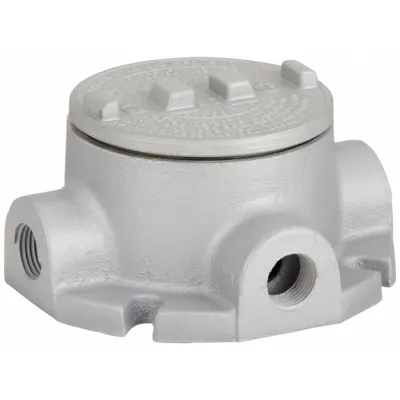 APPLETON ELECTRIC Conduit Outlet Body: Aluminum, GRF, 1/2 in Trade Size, T Body - T Round Body - Tee Type