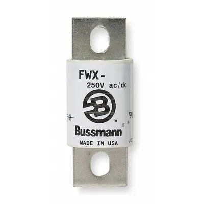 BUSSMANN Semiconductor Fuse: FWX Series, Fast-Acting, 150 A, 250 V AC - Fast-Acting Bolt-On Fuses