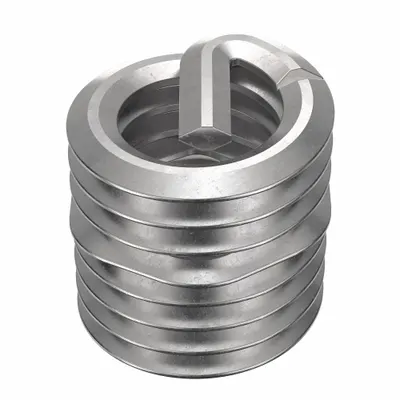 HELI-COIL Helical Insert: Tanged Tang Style, Screw-Locking, M6-1.00 Thread Size - Screw-Locking Tanged Helical Inserts