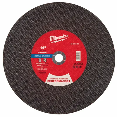 MILWAUKEE 49-94-0173 General Purpose Cut-Off Wheel - General Purpose Cut-Off Wheels for Carbon & Stainless Steel