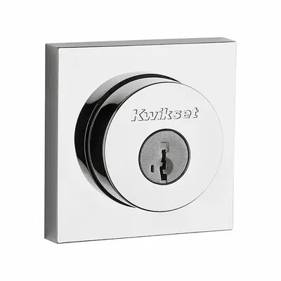 KWIKSET Single Cylinder Deadbolt: Cylindrical, 1 3/4 in Door Thick - Max - Standard Cylindrical Deadbolts