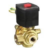 REDHAT Solenoid Valve: 4-Way, 1/4 in Pipe Size, 120V AC, Explosion Proof/Watertight, NAMUR Mount (MPN EFHB8342G001)
