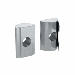 This steel, zinc-plated roll-in T-nut is designed for 0.4 in slot widths in 15 and 40 series T-slot profiles. It features a single center 5/16"-18 threaded hole for securing components. Sold in a pack of 4.