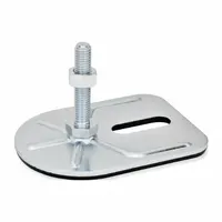 JW WINCO Male-End Leveling Mount: Swiveling Stud, 3/8"-16 Thread Size, 3 3/20 in, 2,248 lbf Capacity (MPN 42-80-3/8X16-75-E3-SK)
