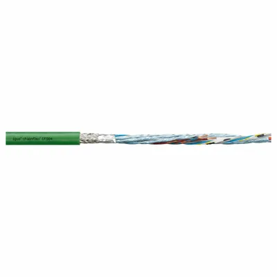 CHAINFLEX Measuring System Cable: Green, PVC Jacket - Servo Motor Feedback Cables