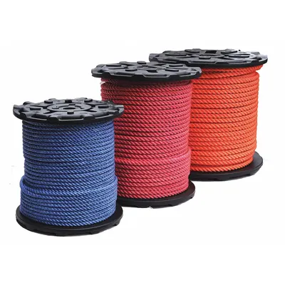 ALL GEAR Rigging and Climbing Rope: Twisted, 1/2 in Dia, 640 lb Working Load Limit - Rigging & Climbing Rope