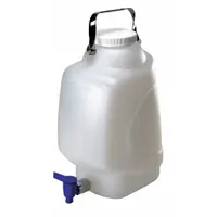 APPROVED VENDOR Carboy: 10 L, 2.64 gal, Polypropylene, 284 mm x 176 mm x 400 mm, Spigot, Colorless (MPN 7300010)