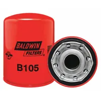 BALDWIN FILTERS Oil Filter: B105, 1 1/2"-12 Thread Size, 6 5/16 in Overall Ht, Oil, Detroit, Spin-On