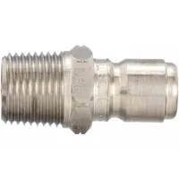 PARKER Hydraulic Quick Connect Hose Coupling: 1/4 in, 303 Stainless Steel, 22.71 lpm Max. Flow Rate (MPN SST-N2M)
