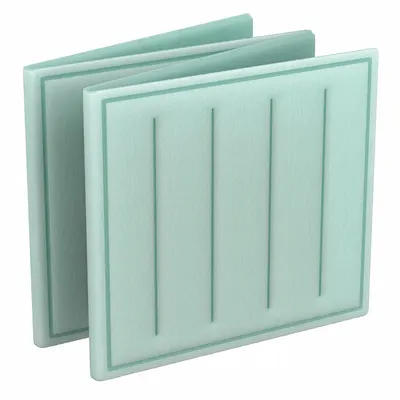 OEM Link Air Filter: 25 in x 25 in x 1 in, 25 in Section Wd, 4 Sections, 2 Ply - MERV 8 Link Air Filters