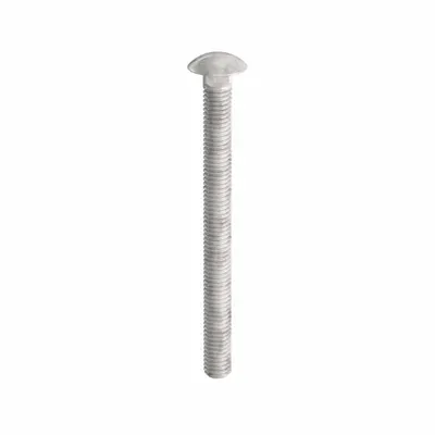 USA INDUSTRIALS Carriage Bolt: Square Neck, 3/8"-16 Thread Size, 4 1/2 in lg, Steel, Grade 2 - Grade 2 Steel Square Neck Carriage Bolts