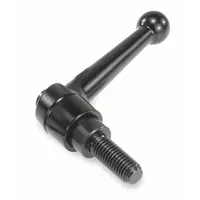KIPP Adjustable Handle: Zinc w/ SS Thread, M10, 79 mm Lg (MPN K0117.3101X30)