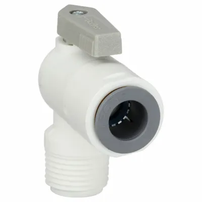 Parker LFPP8VME8 Angle-Body Polypropylene Ball Valve - Angle-Body Polypropylene Ball Valves