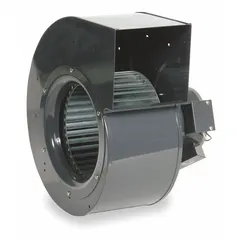 Direct-drive blower with 8 1/4 in wheel diameter, rated 711 cfm at 1/6 hp. Operates on 115V AC, single phase, with an open motor housing and clockwise rotation. Suitable for ventilation, exhaust, and air-moving applications in industrial and commercial equipment as an OEM replacement.