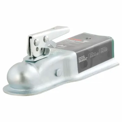 CURT Towing Coupler: Straight-Tongue Coupler, II, 3,500 lb Gross Towing Wt Capacity - Straight-Tongue Couplers