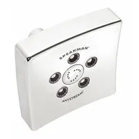 SPEAKMAN Fixed Showerhead: Kubos S-3021, 2 gpm Fixed Showerhead Flow Rate, Brass/Plastic, Multi (MPN S-3021-E2)