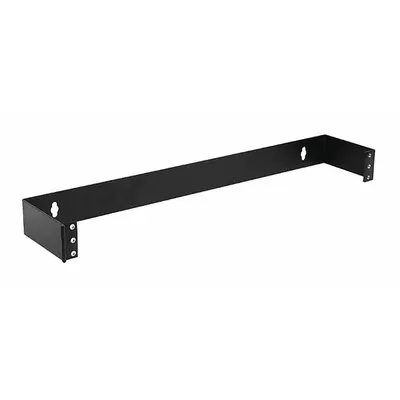 MONOPRICE Rack Bracket: 1 U, 4 in Overall Dp, 19 in Overall Wd, 1 3/4 in Overall Ht - Rack-Width Wall-Mount Cable Management Brackets