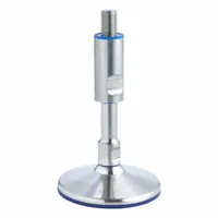 JW WINCO Male-End Leveling Mount: Swiveling Stud, M16 Thread Size, 120 mm, 30 kN Capacity (MPN 20-120-M16-175-A)