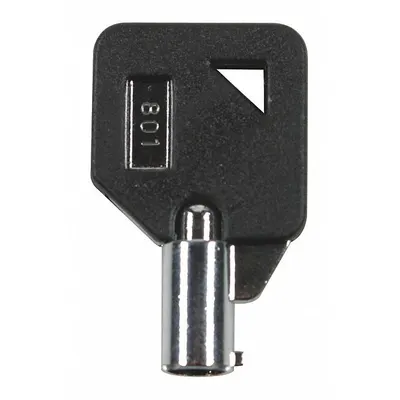 SAFETY TECHNOLOGY INTERNATIONAL Key: Nickel, 1 1/4 in Overall Lg, KIT-H18075 - Keys for Alarm & Wall Fixture Covers