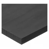 UHMW Polyethylene Bar: 0.1875 in Thick, 4 in x 4 ft, Opaque, Black, 4,400 psi Tensile Strength (MPN PS-UHMW-ESD-106)