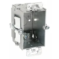 RACO Electrical Box: Steel, Steel Material & Nominal Size, 1 Gangs, 2 1/2 in Box Dp, 4 1/4 in Box Ht (MPN 517)