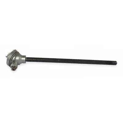 TEMPCO Heavy Duty Thermocouple: 32°F to 1,400°F /0°C to 760°C, Type J, 18 in Probe Lg - Thermocouples with Pipe Connection