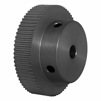 Dayton Timing Pulley: Modified Curvilinear, Fixed, For GT Timing Belt Section - GT Section Fixed-Bore Timing Pulleys with Hub