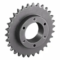TSUBAKI Sprocket: For 40 Chain, 30 Teeth, 4.763 in Pitch Dia, 5.06 in Outside Dia, Steel (MPN 40SH30)