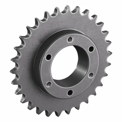 TSUBAKI Sprocket: For 40 Chain, 30 Teeth, 4.763 in Pitch Dia, 5.06 in Outside Dia - Size 40 Bushed-Bore Roller Chain Sprockets