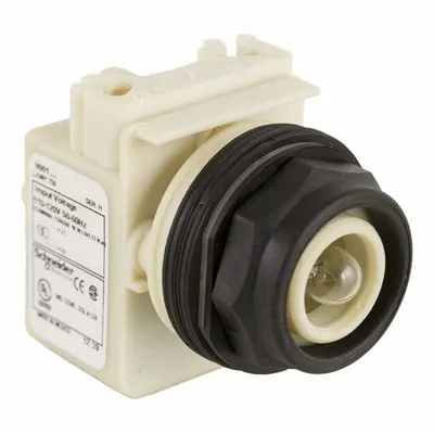 SCHNEIDER Pilot Light: 30 mm Panel Mounting Size, No Lens Included - Incandescent Pilot-Lights without Lenses