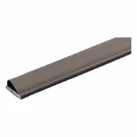 LORIENT Fire and Smoke Seal: Bulb, Self-Adhesive Mounting, Std, Elastomeric/Graphite/PVC, Charcoal (MPN ES994C-21)