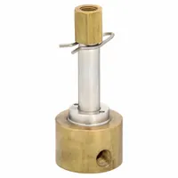 DAYTON Solenoid Valve Body: 3-Way, Normally Closed, 1/8 in Pipe Size, Brass Body, NBR Seal (MPN 016655)