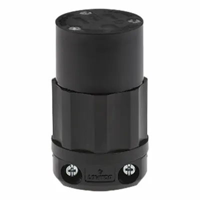 LEVITON 5269-CB Straight Blade Connector - General Purpose Connectors