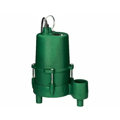 MYERS Effluent Pump: 1/2 hp, 115V AC, Single Phase, 87 gpm Flow Rate @ 10' of Head - General Purpose Effluent Pumps