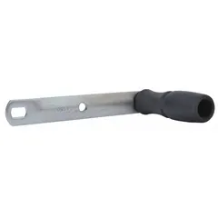 This crank and grip assembly is a handle repair part for Dayton drum pumps. It is compatible with Dayton model 4VCR3. Used to replace worn or damaged crank and grip components in manual pumping operations.